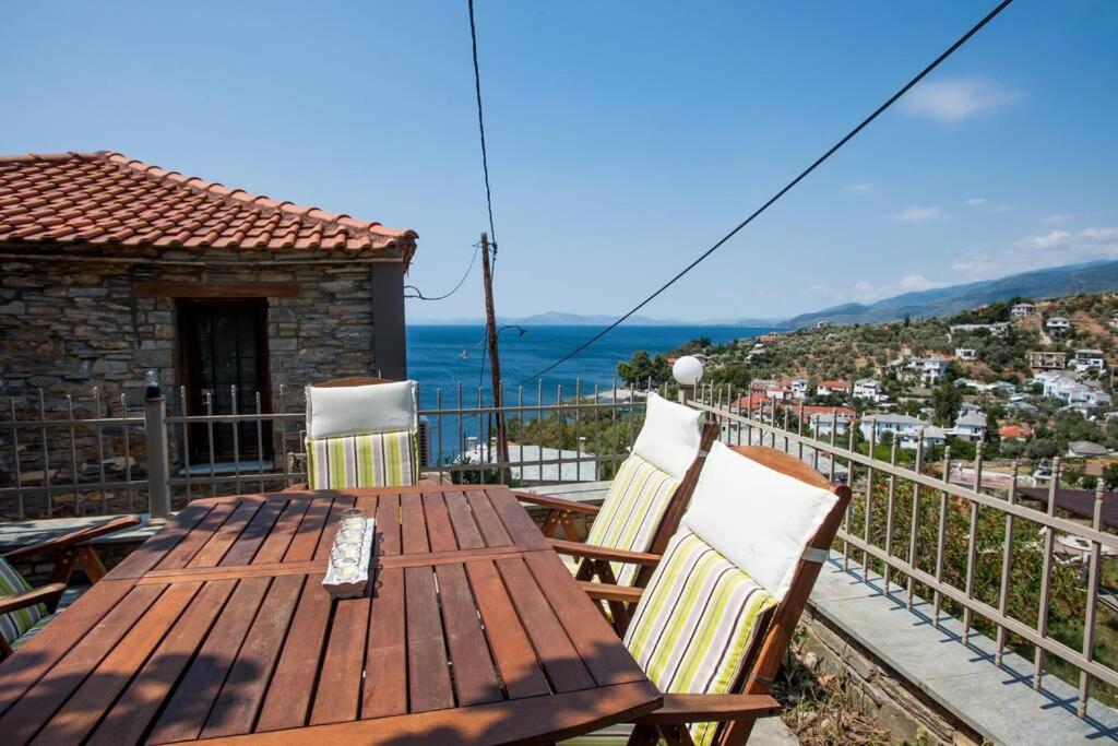 ¨Με Θέα Το Ηλιοβασίλεμα¨ Villa Áfissos Ngoại thất bức ảnh