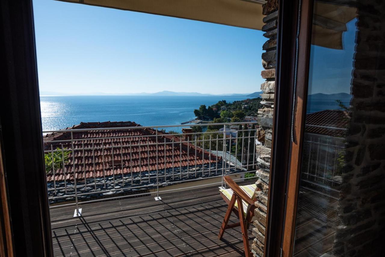 ¨Με Θέα Το Ηλιοβασίλεμα¨ Villa Áfissos Ngoại thất bức ảnh
