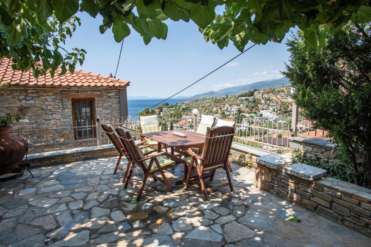 ¨Με Θέα Το Ηλιοβασίλεμα¨ Villa Áfissos Ngoại thất bức ảnh